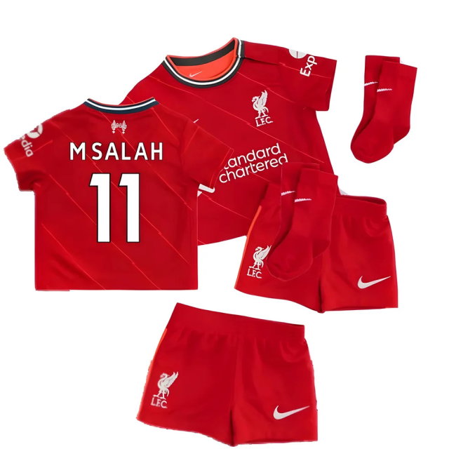 Liverpool 2021-2022 Home Baby Kit (M.SALAH 11)-SoccerKits Hub | Buy Soccer Jerseys Online
